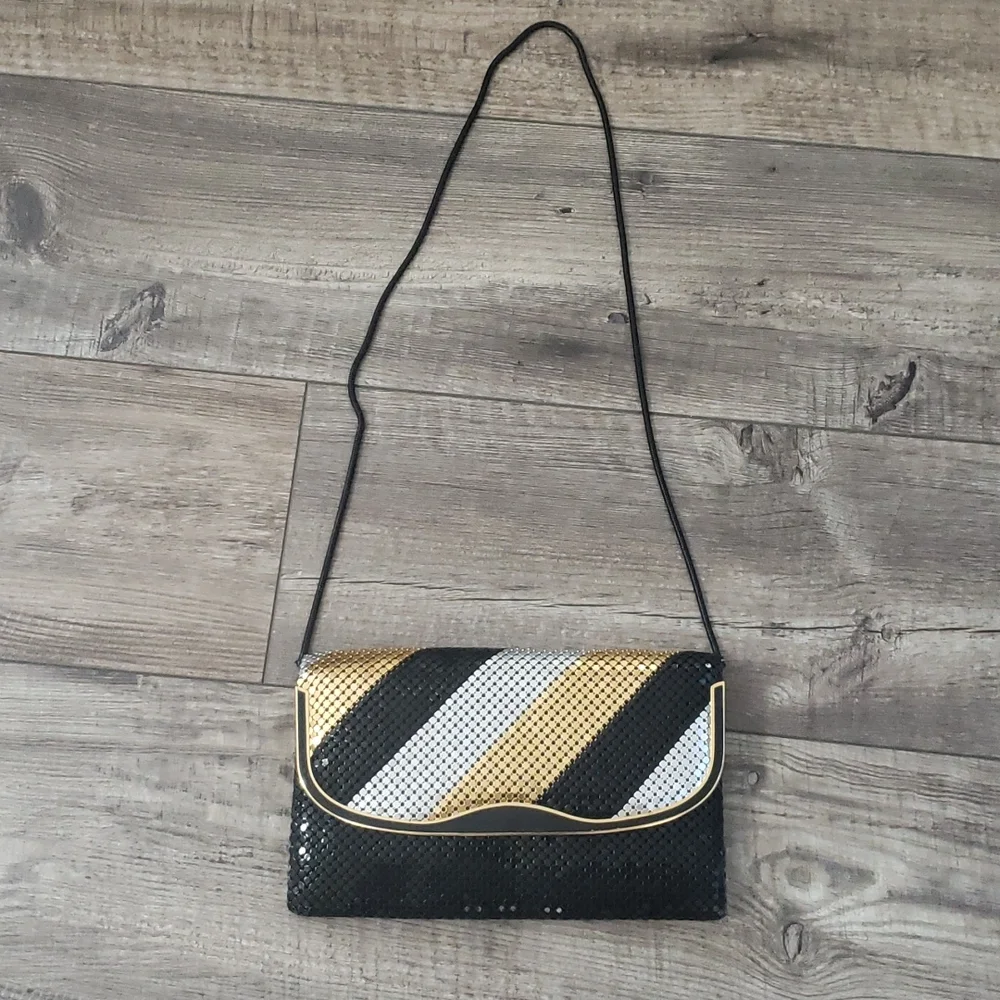 Shiny Disco 3 Toned shoulder bag